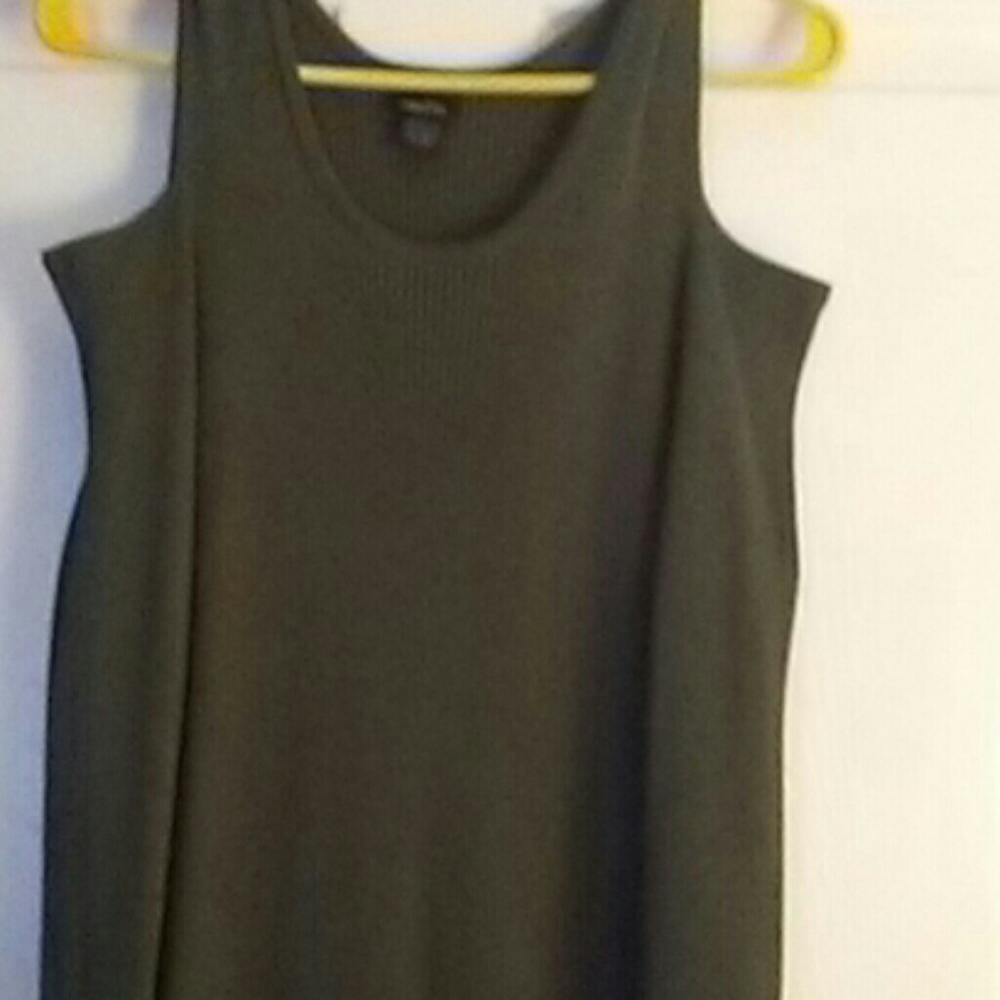Ribbed Cold Shoulder Olive dress